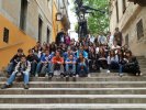 Groupe avant la visite du musée Dali.